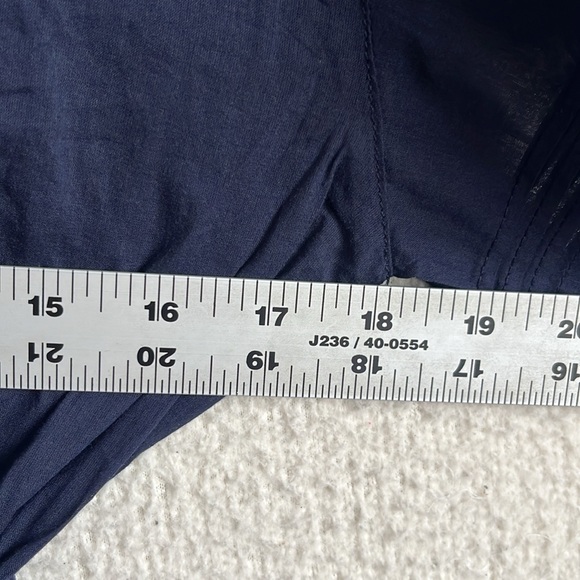 J Crew Navy Blue Pintuck shirtdress in cotton voile Womens XXS - Picture 3 of 5